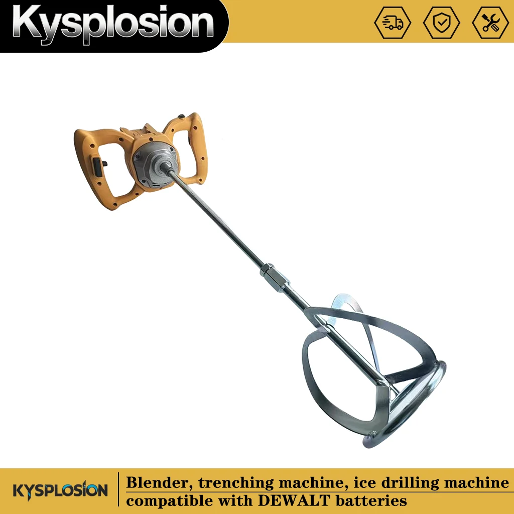 전기 교반기 드릴 믹서 교반 도구 900W 고출력 패들 믹서 6단 속도 조절 모르타르 그라우트 페인트 시멘트 플라스터용