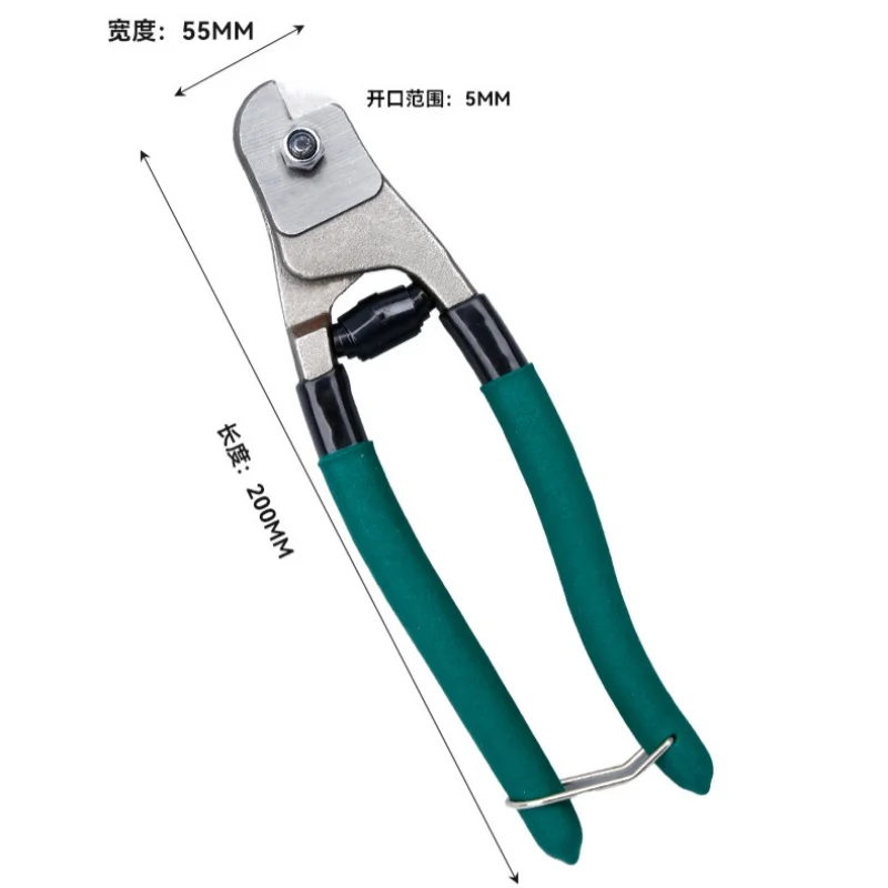 1pc Wire rope cutters scissors wire breakage plier 8-inch labor-saving plier Industrial gradeSteel Rope wire Cable cutters