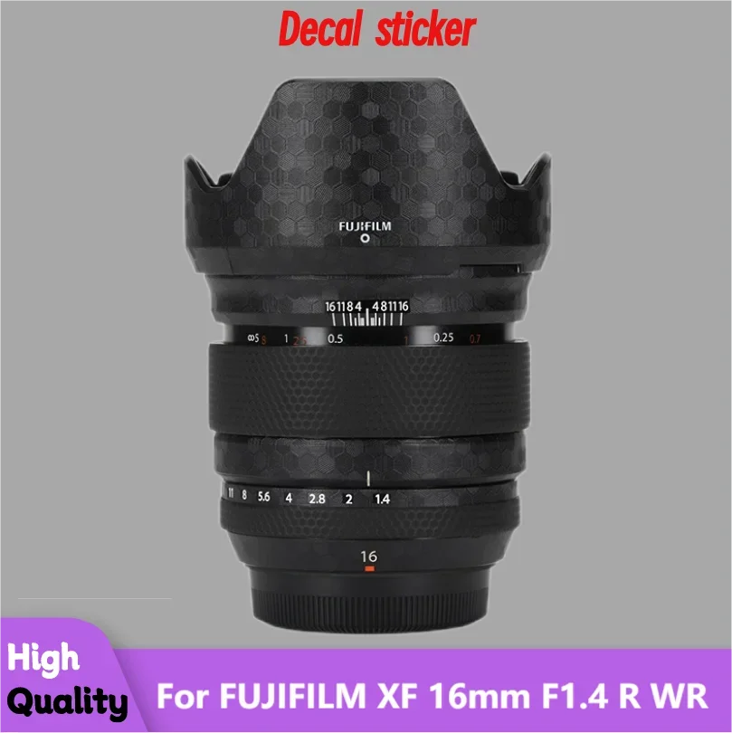 

For FUJIFILM XF 16mm F1.4 R WR Lens Sticker Protective Skin Decal Vinyl Wrap Film Anti-Scratch Protector Coat XF16 F/1.4