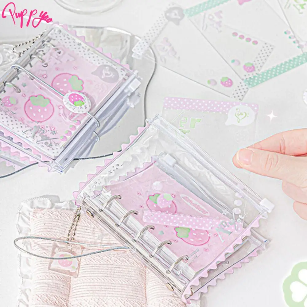 Learn Ledger Hand Ledger M5 Pocket Binder Notebook Mini Portable Loose-leaf Notebook Diary Cute Hand Account Book School