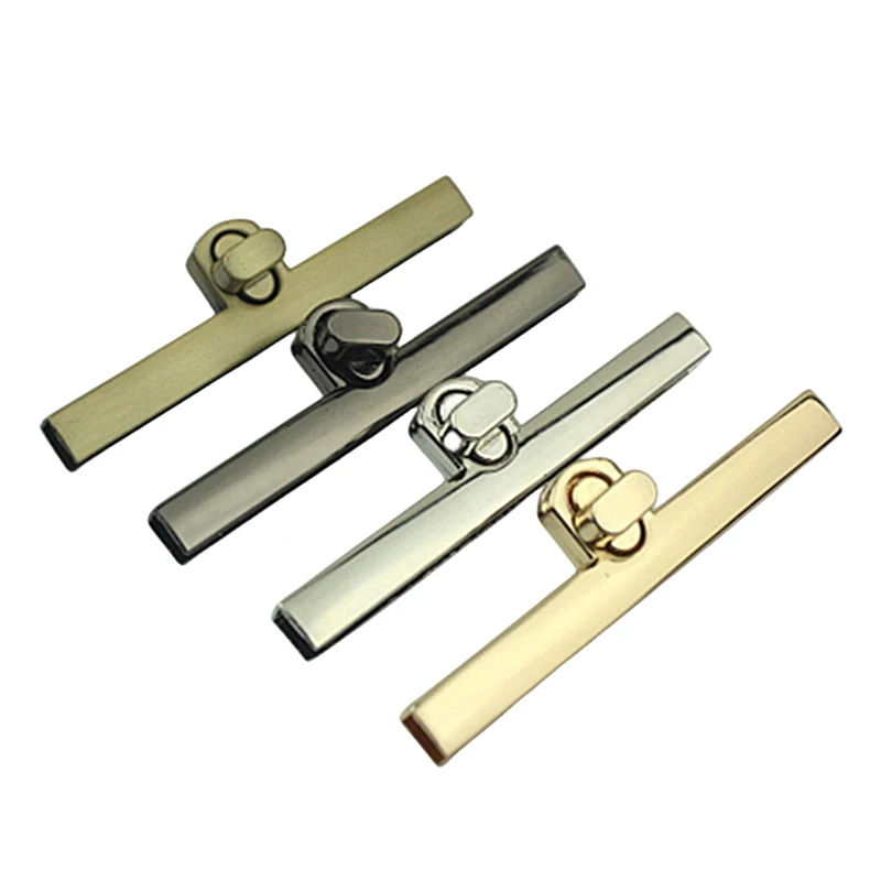 

Fashion Bag Clasp Twist Lock for Handbag Replacement Twist Lock Turn Lock Bag Accessory DIY Metal Long Strip Bag Buckle Hardware