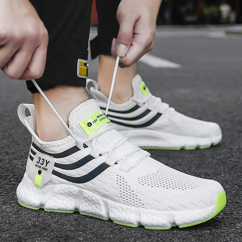 

Men's 2026 Hollow Mesh Breathable Comfortable Soft Sole Casual Sports Running Shoes New Style