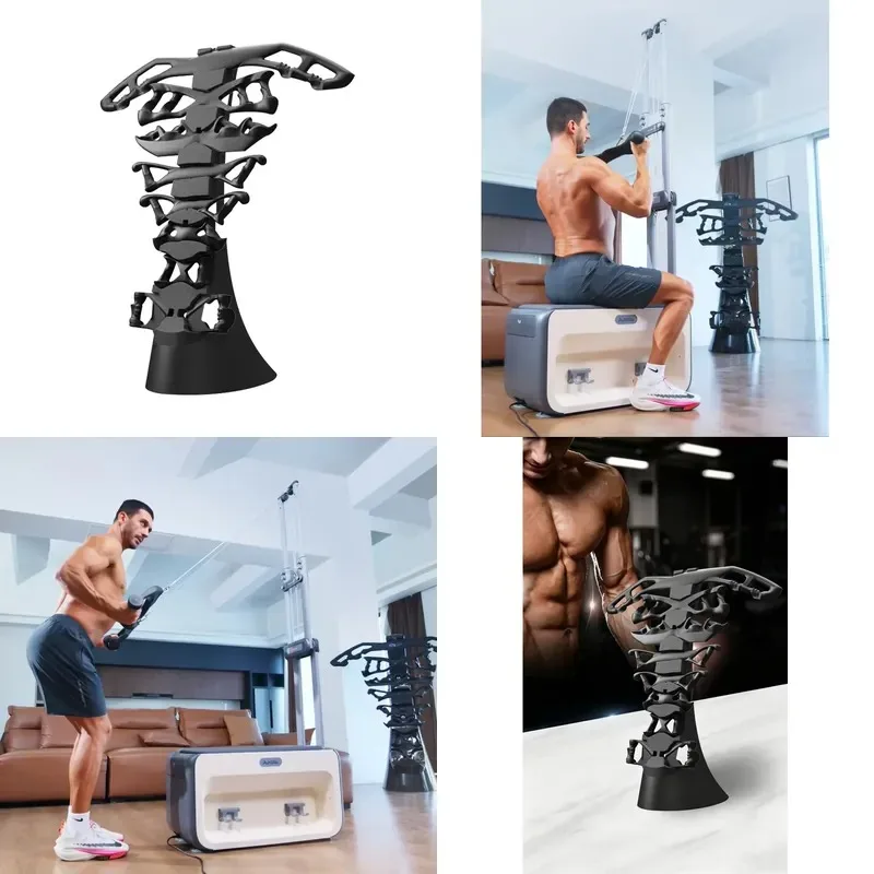 Full Ergonomic Rally Training Handle Kit Multifunctional Machine Accessory for Total Back Workout