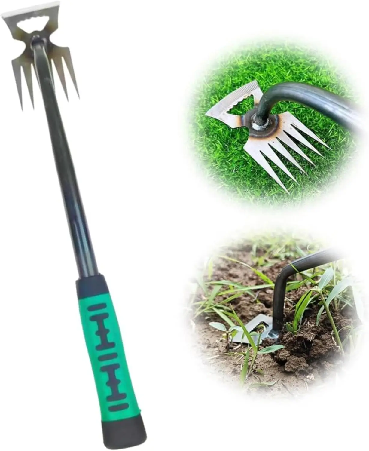 2024 New Weeding Artifact Uprooting Weeding Tool,  Steel Weeding Puller, Manual Multifunctional Hand Weeder Tool, Weeding Pullin