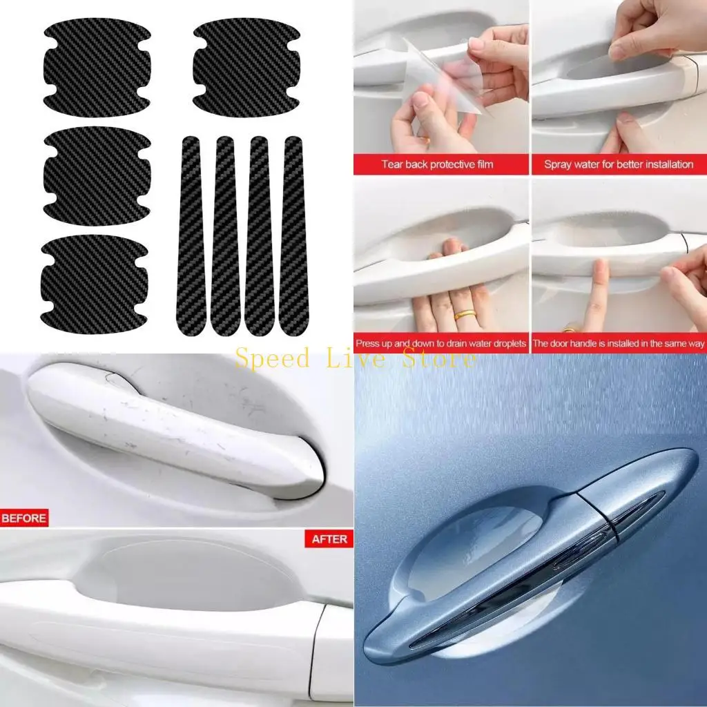 

547C Car Door Bowl Handle Sticker Self-Adhesive Film Invisible Film