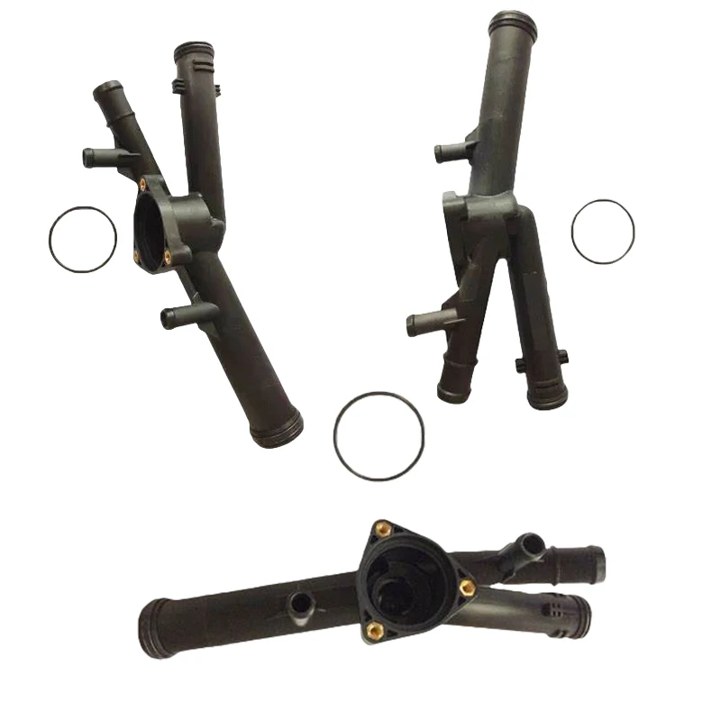 Rakitan Termostat Pendingin Mesin Perumahan Termostat untuk VW Touareg 3.6 Passat CC Magotan3.0 Audi Q7 Porsche Cayenne 03H 121117 A