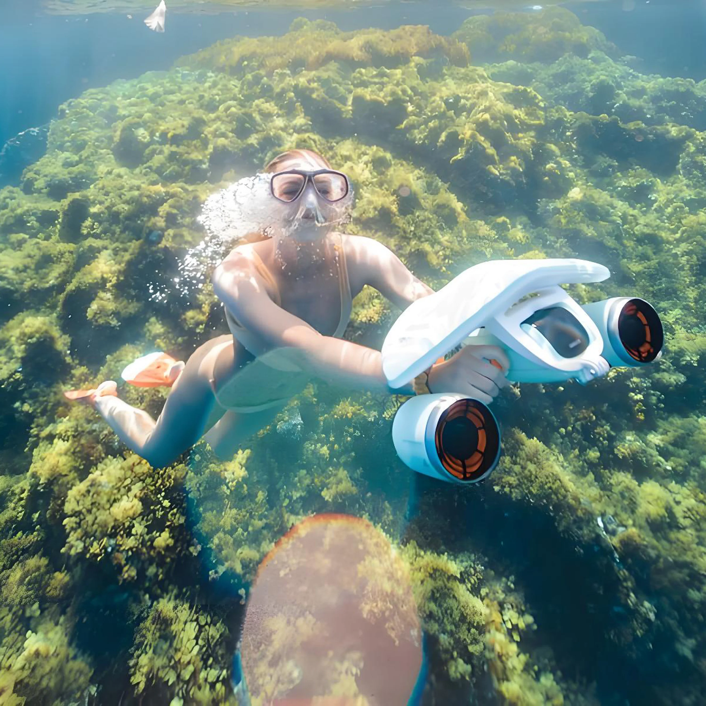 Sea Water Electric Scooter Underwater Propeller Electric Board Propeller Booster For Spinning Bikes Hand Scooter