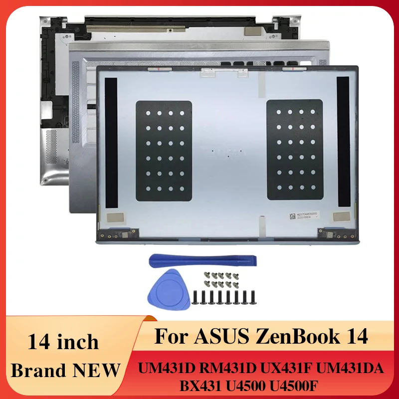 

For ASUS ZenBook 14 UM431D RM431D UX431 F UM431DA BX431 U4500F Laptop Case Notebook LCD Back Cover/Palmrest/Bottom Accessories