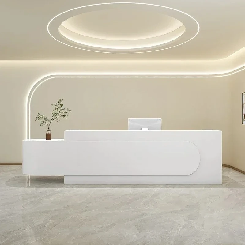Beauty Salon Reception Desk Help Checkout Center Storage Convenience Store Table Customer Service Institute Counter Cashier Shop