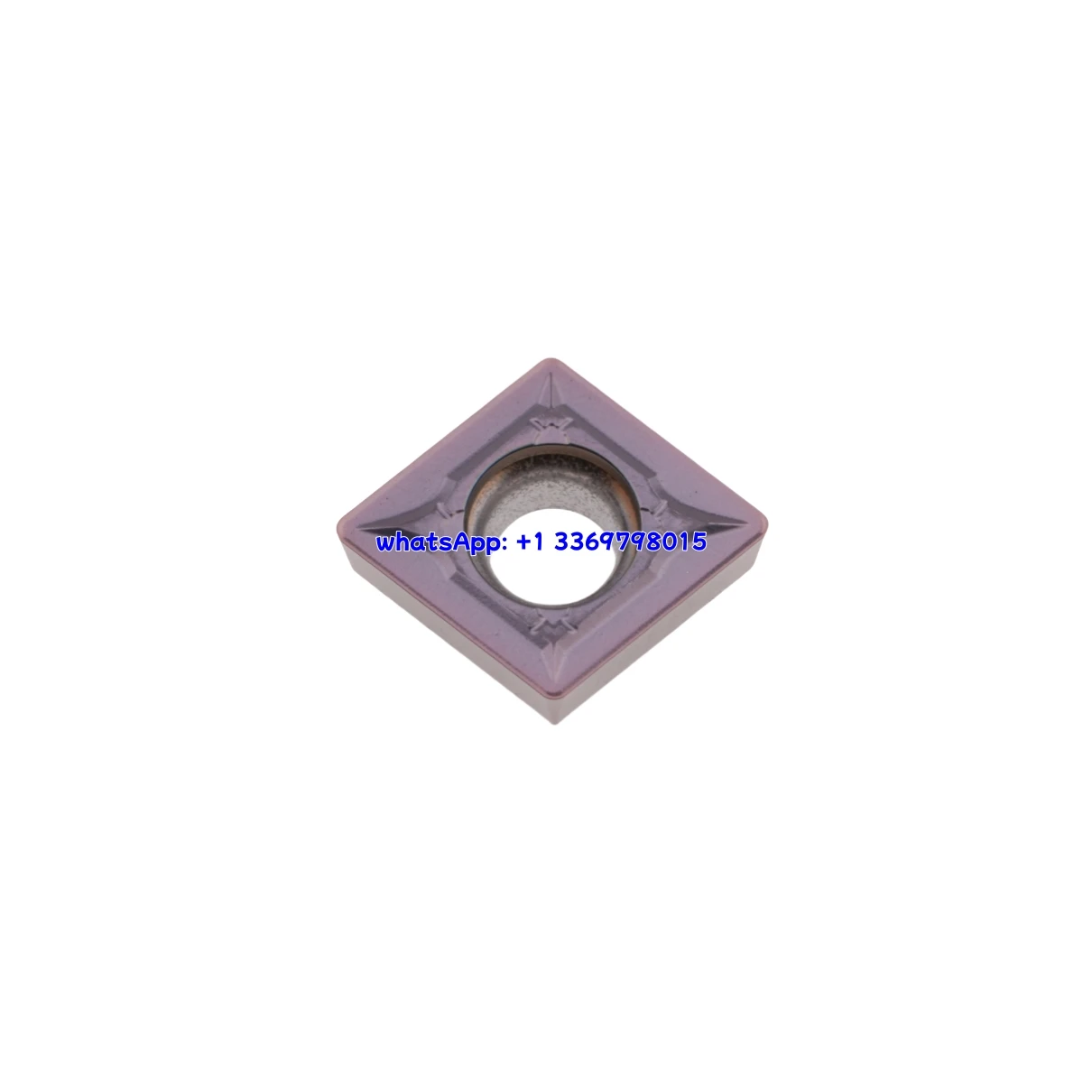 Original CCMT HQ Turning Inserts, Diamond Positive Hole-Type Carbide Cutting Blades