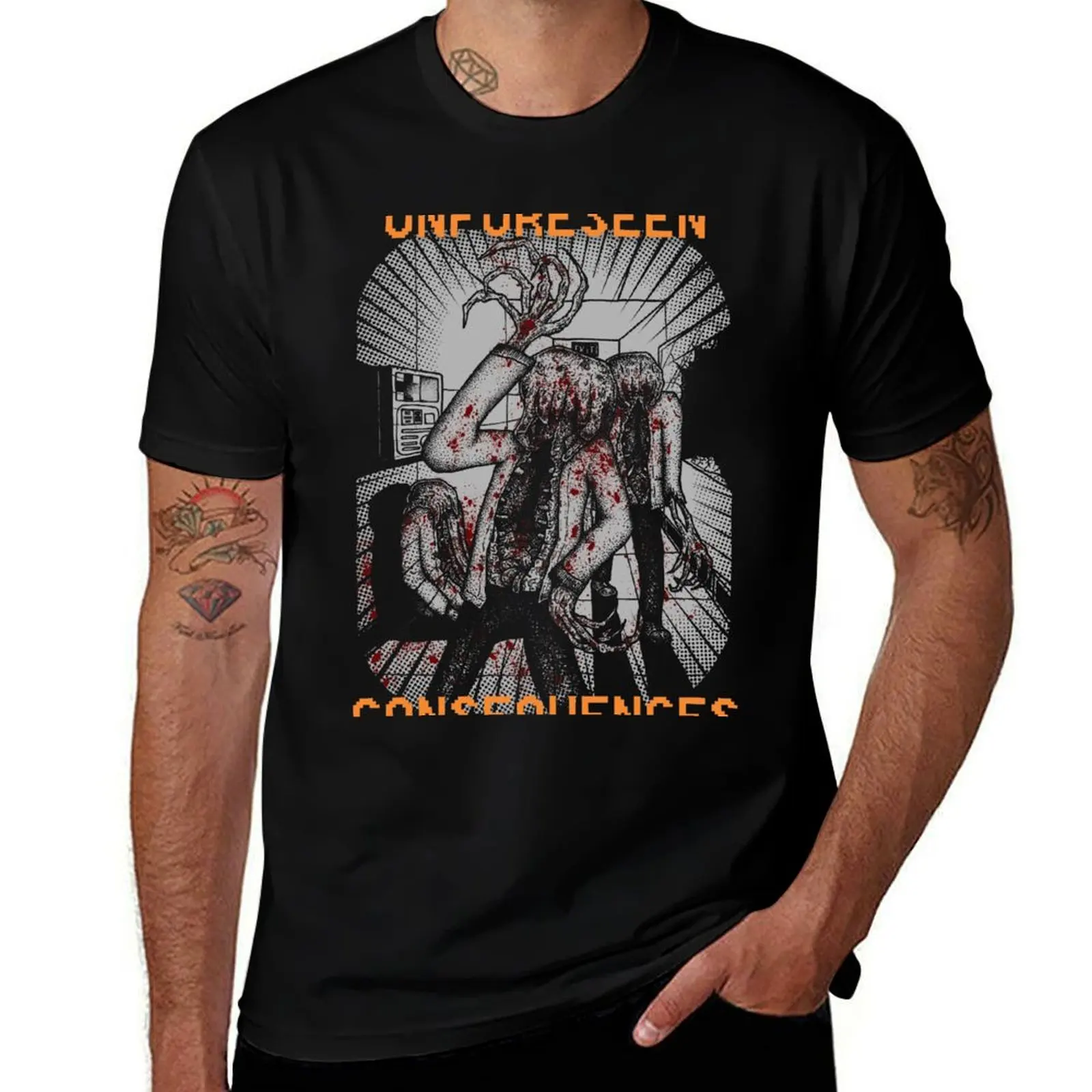

UNFORESEEN CONSEQUENCES T-Shirt Funny t-shirts custom t-shirts t shirts for men graphic
