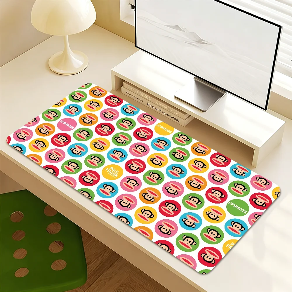 Monkey P-Paul F-Frank Mouse Pad Non-slip Thickened MousePad Student Cushion Large Writing Gaming Lockedge Office