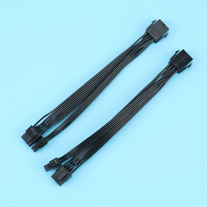 2 Pack EPS12V CPU 8 Pin Female To CPU ATX 8 Pin And ATX 4 Pin Male Power Supply Extension Cable EPS 12V For Motherboard