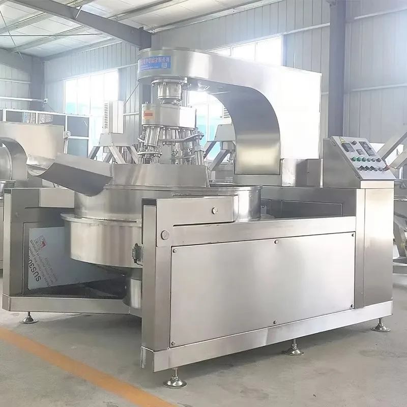 Custom Indian Biryani Cooking Machine Italian Meat Cooking Machine Industrial Cooking Wok Jacketed Kettle