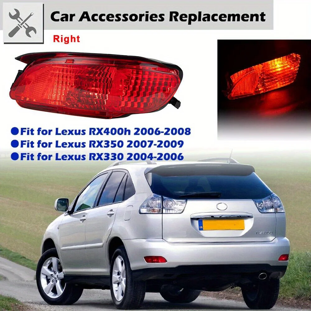 Задний правый габаритный фонарь бампера - красный, подходит для Lexus RX330 07–09 и RX350 2004-2006 гг.