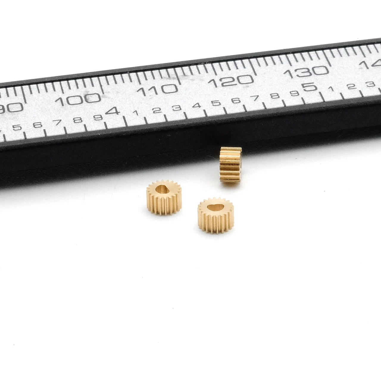 D-Hole 0.2M 20T Tooth 2mm Brass Cylindrical Gear Wheel For DIY 6mm Motor Main Drive Gear 1.5mm THICK