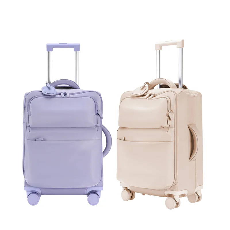 

20/24/28 inch Ultra-light Luggage Large Capacity Oxford Cloth Waterproof Trolley Case Boarding Box Password Travel Bag