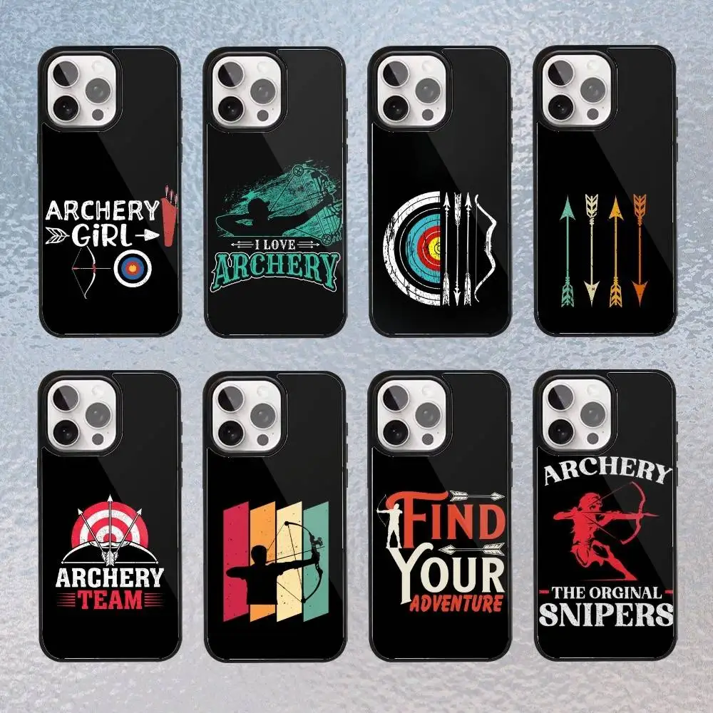 

Archery Sprot Phone Case For iPhone17,16,15,14,13,12,11 Plus,Pro Max Magnetic Magsafe Wireless Charging