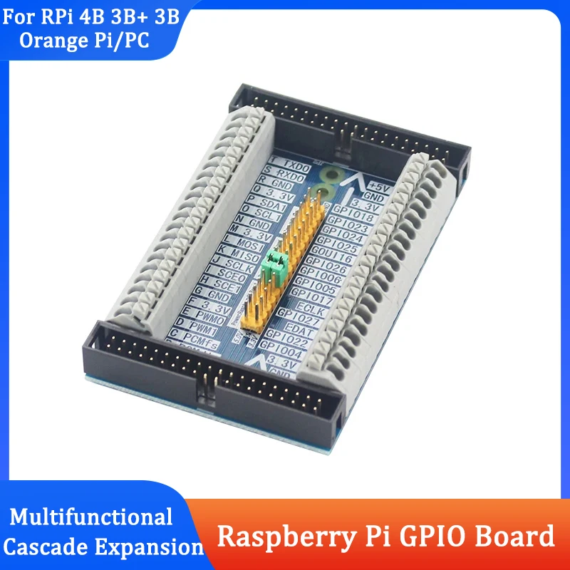 Scheda GPIO Raspberry Pi Scheda di espansione Cascade RPI Modulo scheda di espansione multifunzionale per Orange Pi Raspberry Pi 4B 3B + 3B