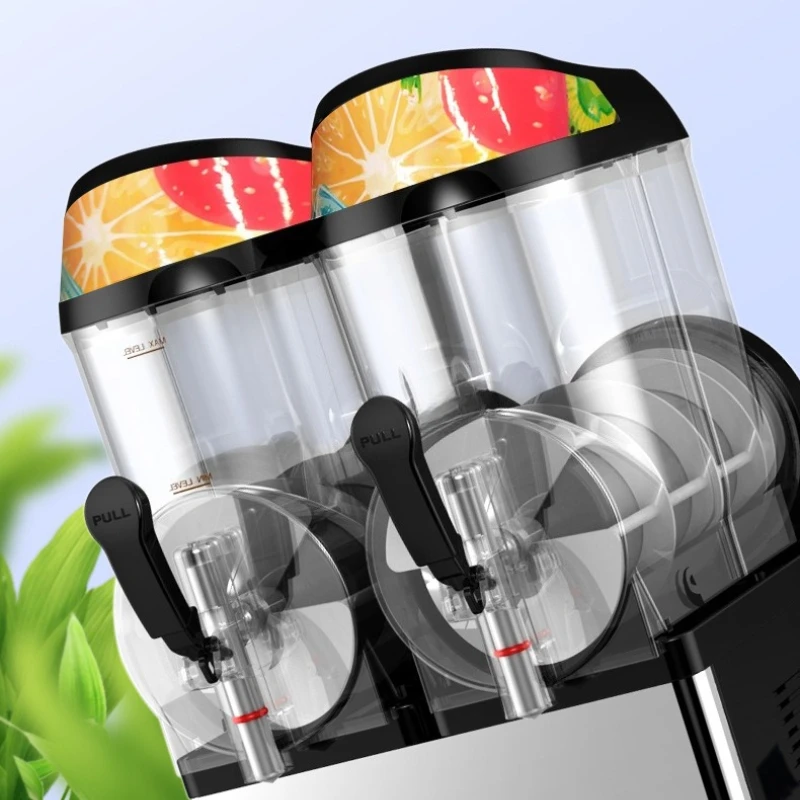 

Dongbei double-cylinder 24L three-cylinder slush machine, commercial snow melting machine, national joint guarantee cold