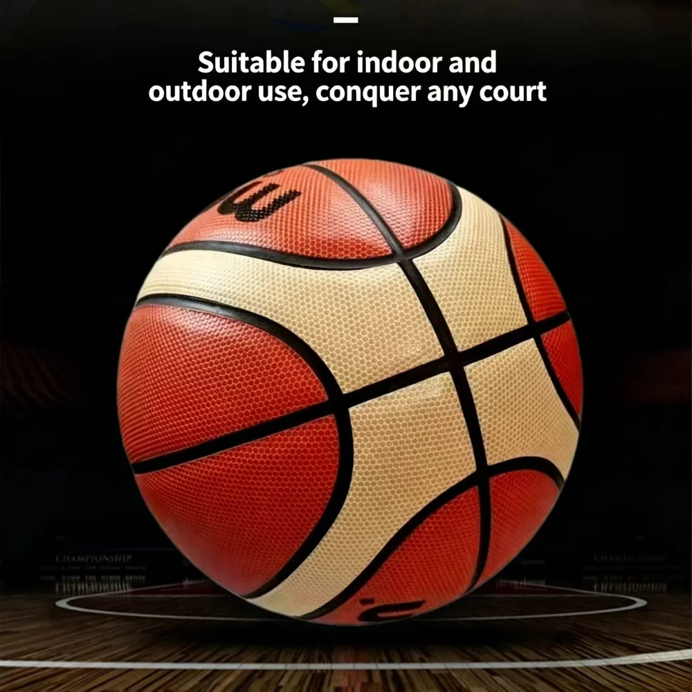 Morten  BaNew Tiffany Green GG6X-6 Sketball Professional Competition Ball Moisture-absorbing Soft Leather Wear-resistant view 4