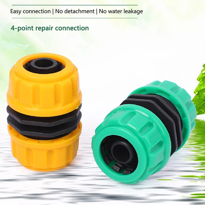 Garden Watering Hose Plastic Quick Connector Double Male Coupling Joint Adapter Extender