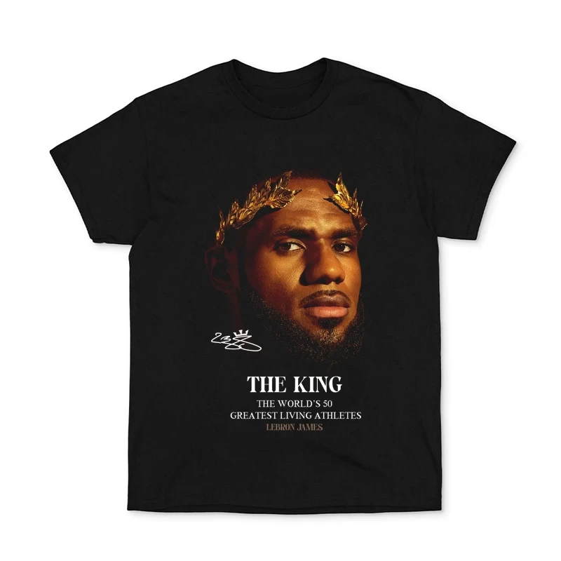 2025 LeBron James Camiseta de manga corta con estampado de campeón de puntuación de estrella de baloncesto para hombre, ropa para hombre, camisetas para hombre