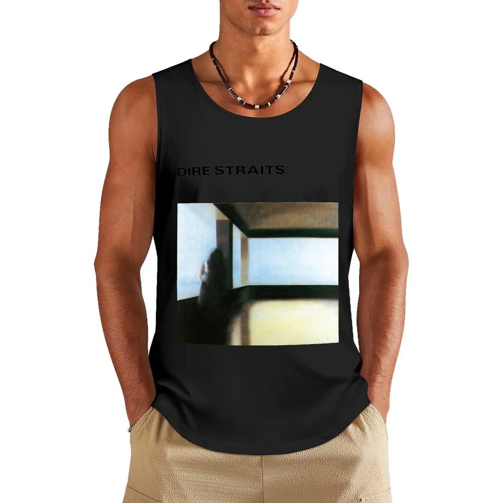 Dire Straits Tank Top Men's gym articles tops Gym clothes gym t-shirts