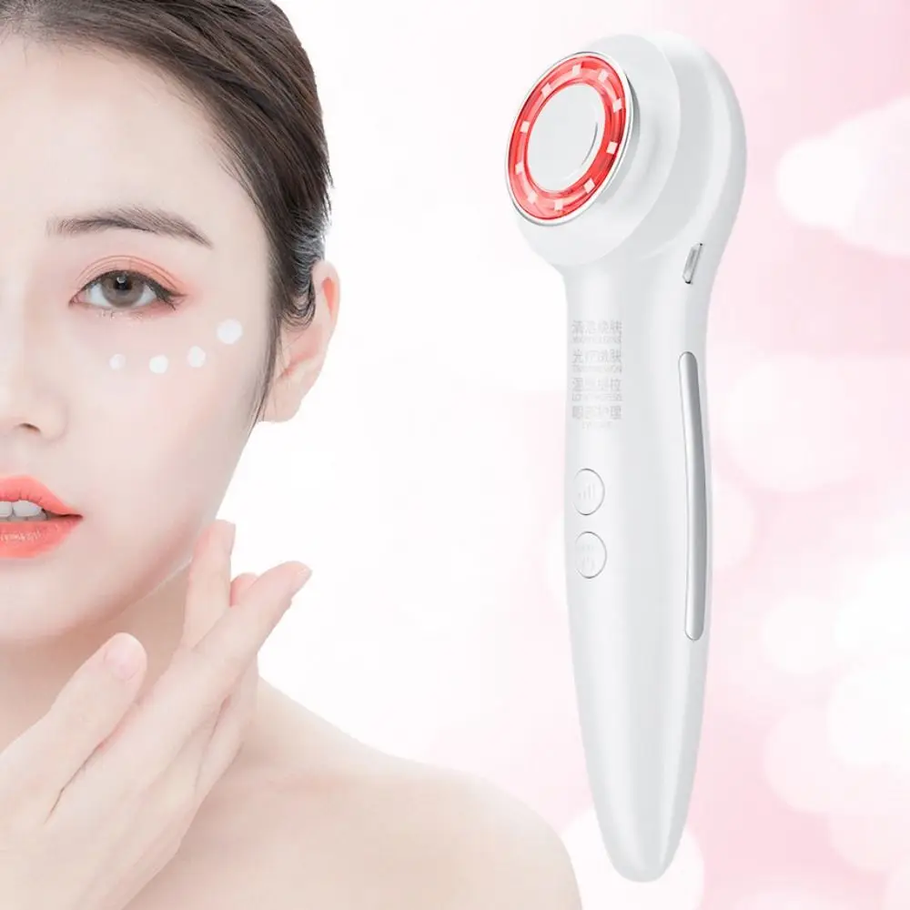 

Multifunctional 2 in 1 Facial Massager LED Hand Held Facial Lifting Massager Rechargeable Skin Tightening Machine Face Spa