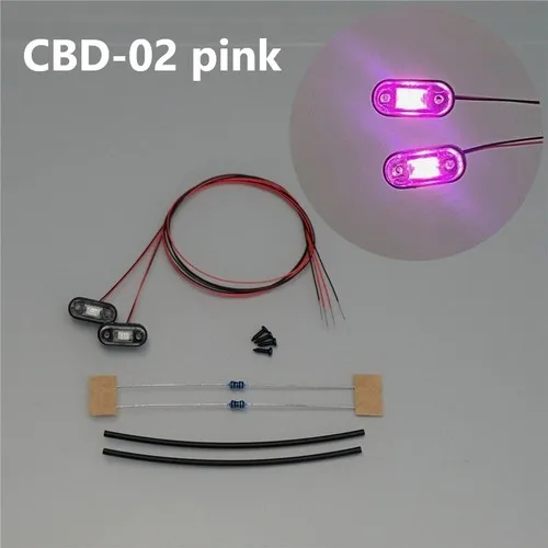 LED Markeringslichten Klaring Lamp voor 1/14 Tamiya RC Dump Truck SCANIA 770S R620 VOLVO Benz Arocs MAN TGX Auto Accessoires