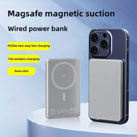10000mAh Thin Wireless Power Bank Magnetic 20W Portable Fast Charging External Battery for Magsafe for IPhone 16 15 14 13 Xiaomi
