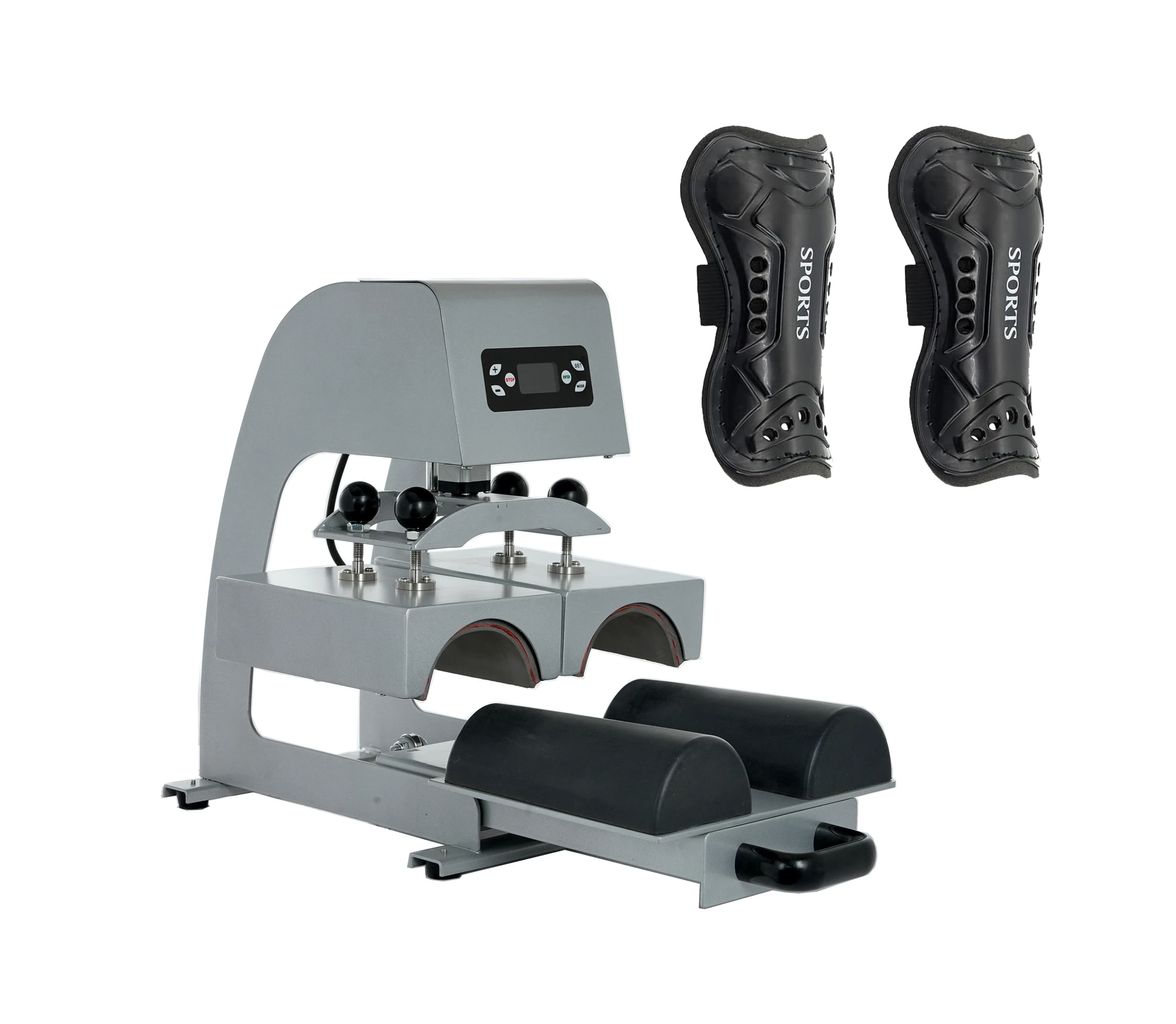 Shin Guard Machine Electric Automatic With Double Stations Used In Shin Guards For Sublimation Latest Type