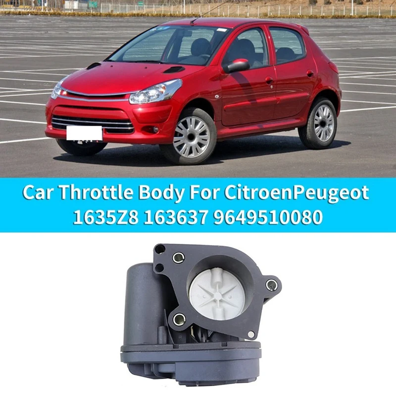 

9649510080 металлическая дроссельная заслонка для Peugeot 307 308 Partner Tepee Citroen C3 C4 корпус дросселя