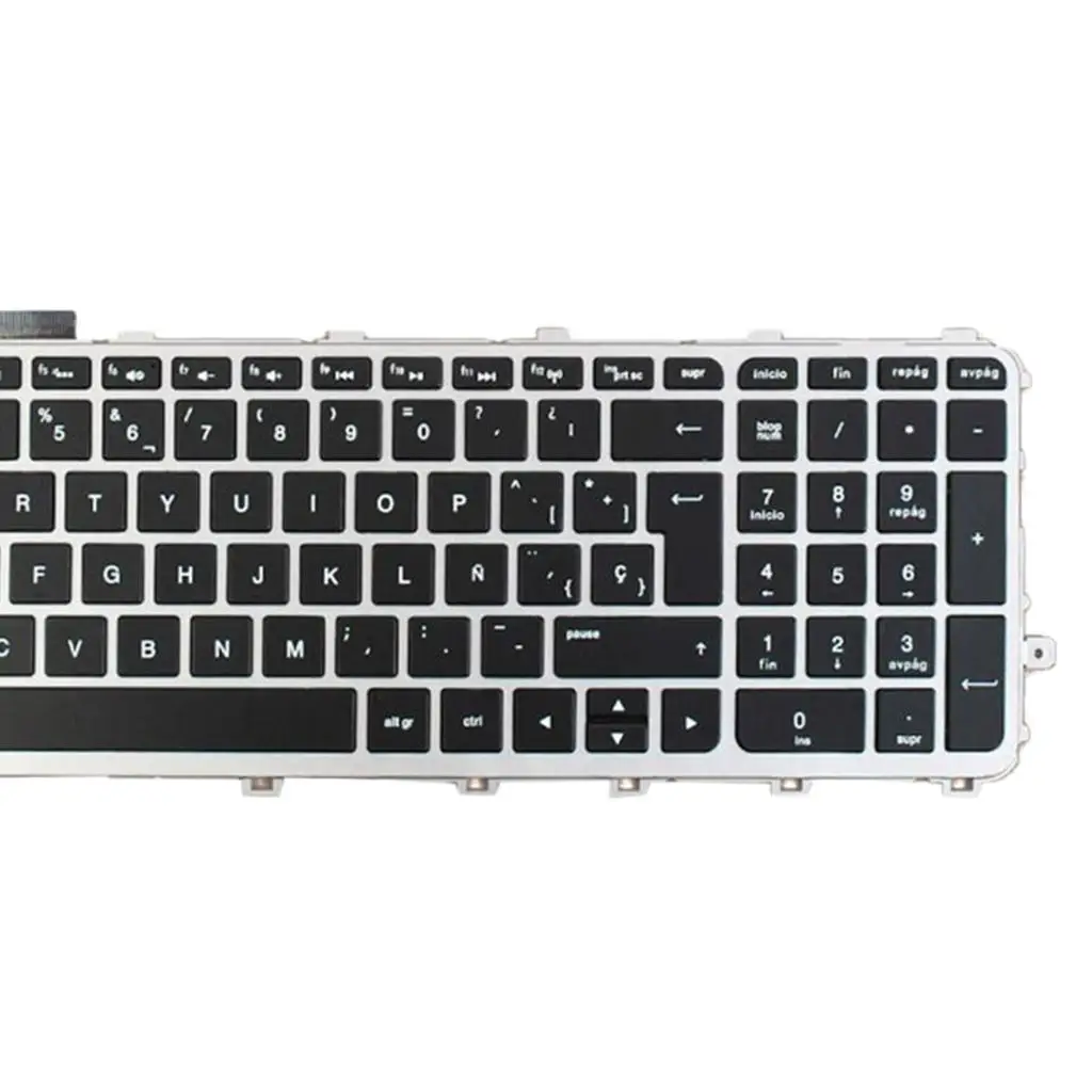 Retroiluminação de layout espanhol para teclado de laptop 15-J 17-0626AS2