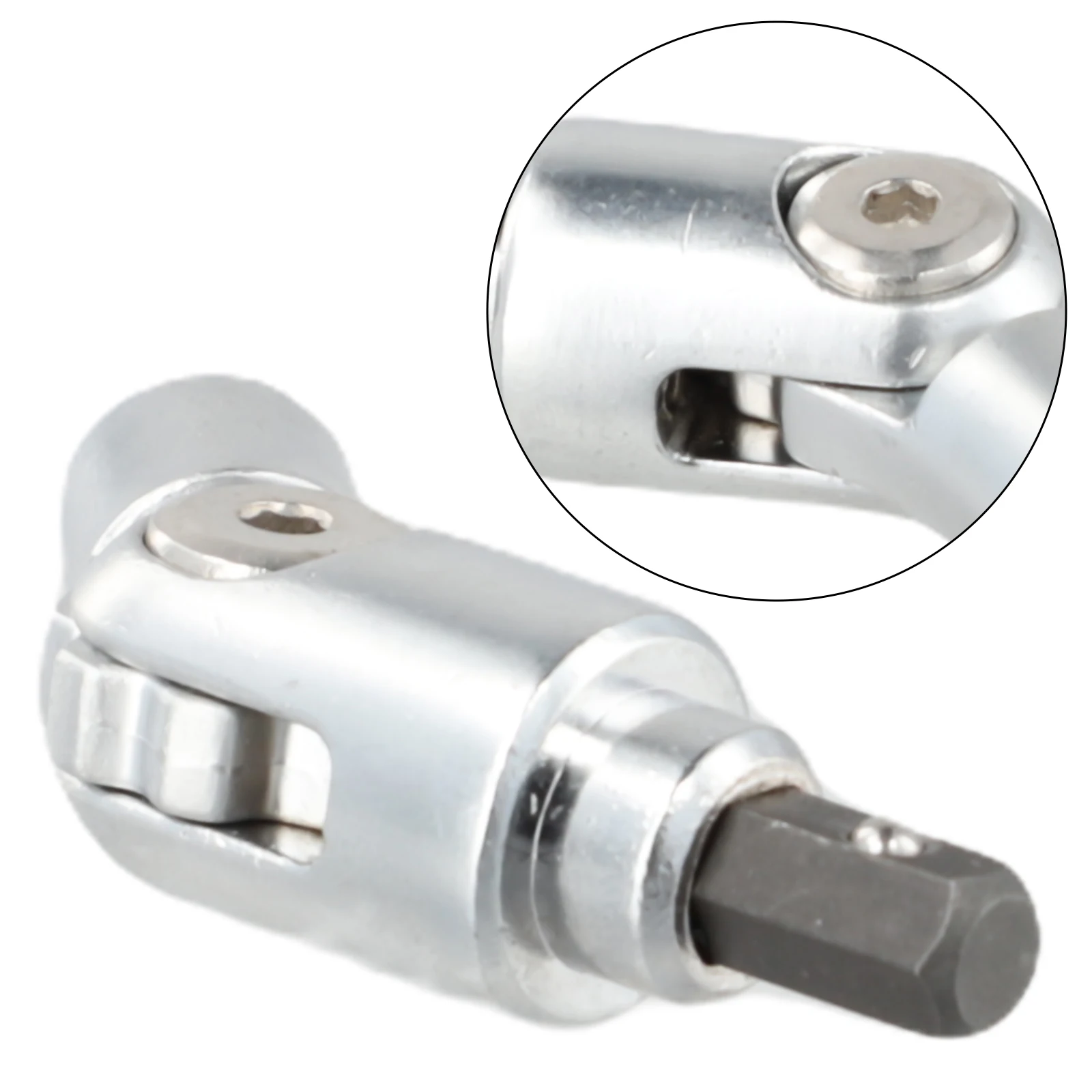 

180 Degree Screwdriver Joint Turning Corner Device For Impact Driver With Hex Shank To Square Socket Drill Bits