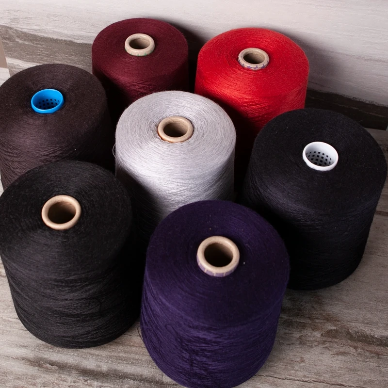 

Imported Italian BY Company Worsted 48 Silk Wool Yarn Bottoming Shirt 50g