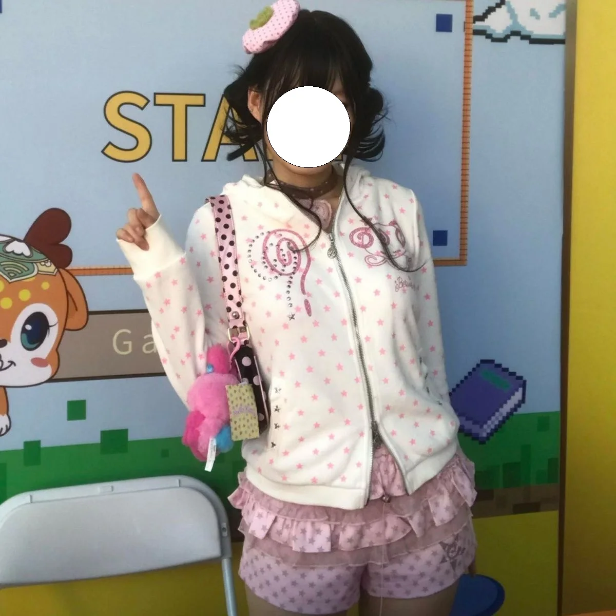 Subculture Sweet Cool Y2K Little Devil Hoodie Women's Spring Autumn Design Slimming Cardigan Outerwear Long Sve