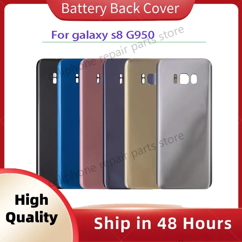 

Новинка для Samsung Galaxy S8, задняя крышка аккумулятора, панель, задняя дверь, чехол, замена объектива камеры