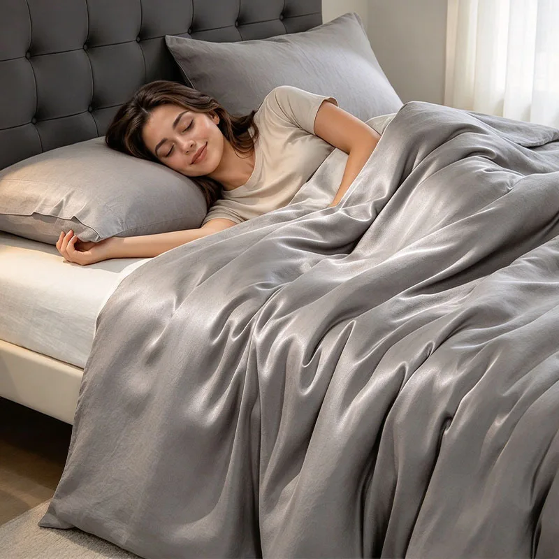 Queen Duvet Cover Set 3 Pieces (90 X 90), 1 Duvet Cover and 2 Pillowcases(20 X 30), Organic Viscose Derived From Bamboo They’re Designed for Hassle-free Care with Cold Water Washes Easy To Maintain/Manage Can Be Washed with Cold Water