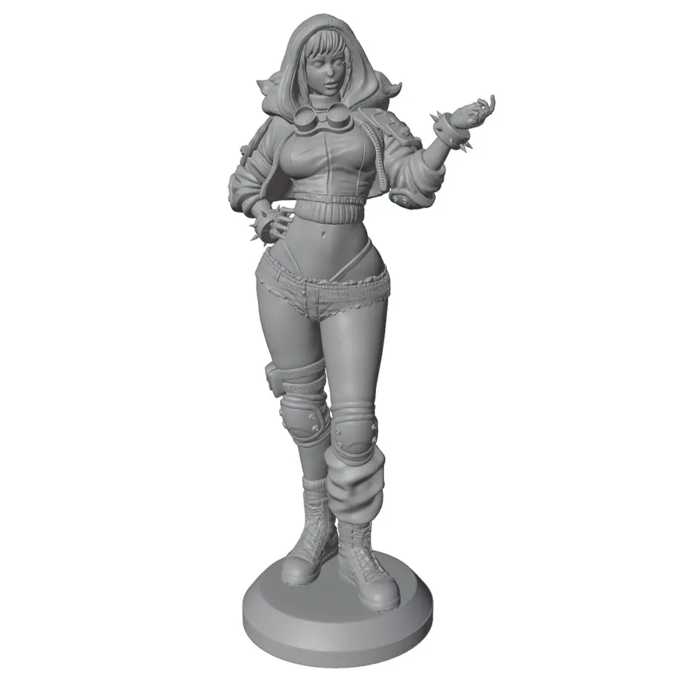 Estatua miniatura resina sin pintar para rol y coleccionismo - imagen 3