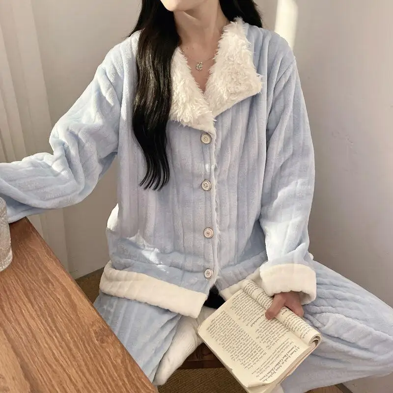 Pijamas de mujer, ropa de dormir, conjunto de pijama de algodón, ropa de casa, Otoño Invierno, Bjamah personalizado, vestido Grinch personalizado para mujer