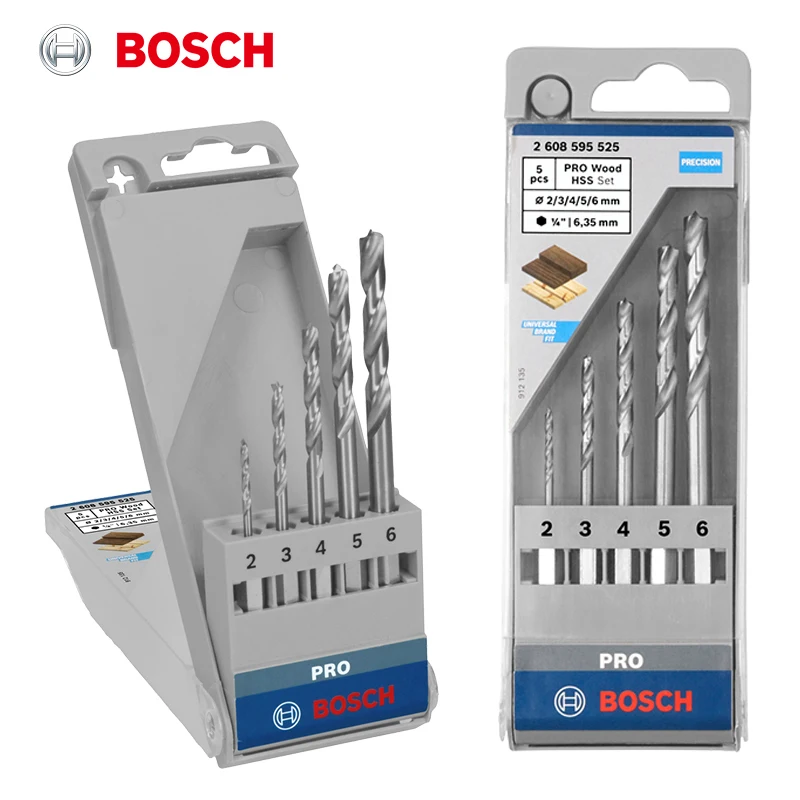 Bosch Electric Drill PRO Series Replaceable Drill Bit Professional HEX Drilling Bit Diameter 2mm 3mm 4mm 5mm 6mm HSS Drill Bit