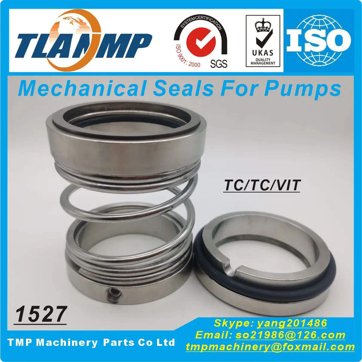 1527-25/28/35/40/45/70/80 Mechanical Seals (Material:Tungsten Carbide/FKM) For pumps