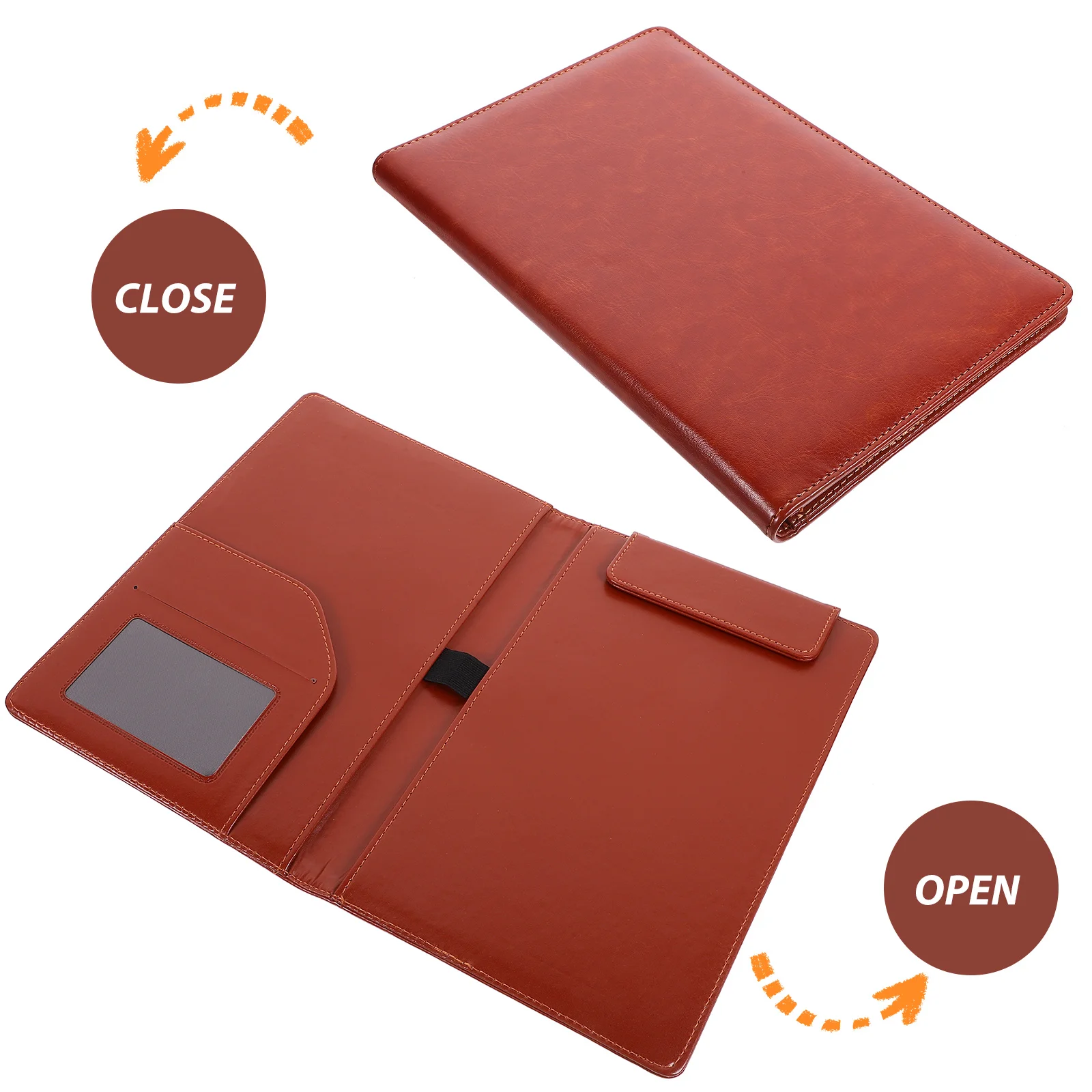 Binder The Folio Folder Tablet Mini Photo Album Bills Clipboard Red Desktop Stand