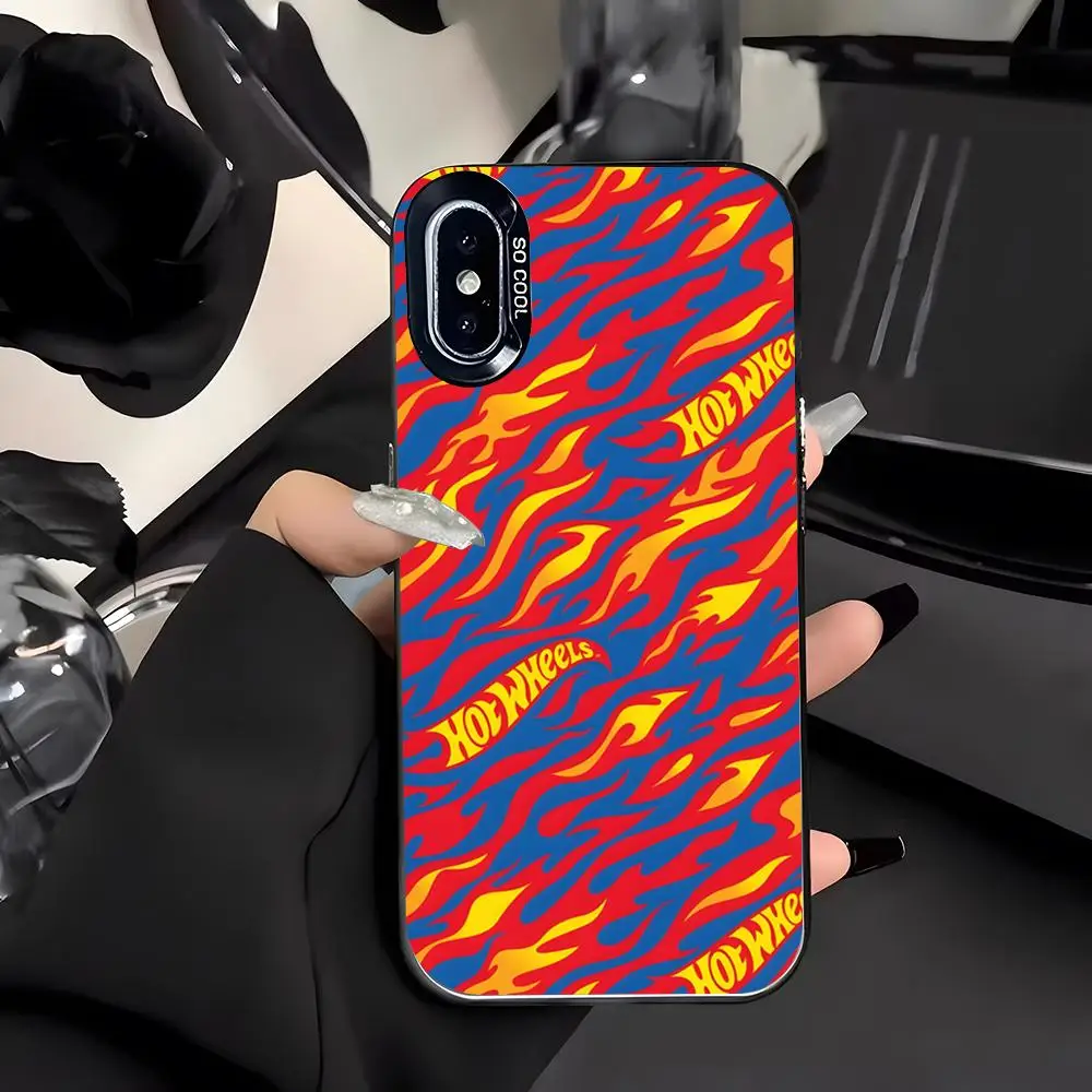 H-HotWheelsES Collectible Phone Case For IPhone 17 Pro Air 17e 16 15 14 Plus Max 13 12 Pro Max Colored Silver Cover