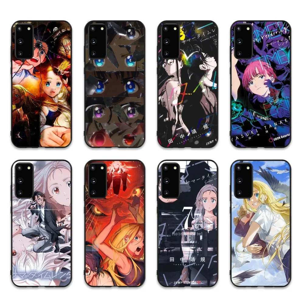 Anime Summer Time Rendering Phone Case For Samsung S 9 10 20 21 22 23 30 23plus lite Ultra FE S10lite Fundas