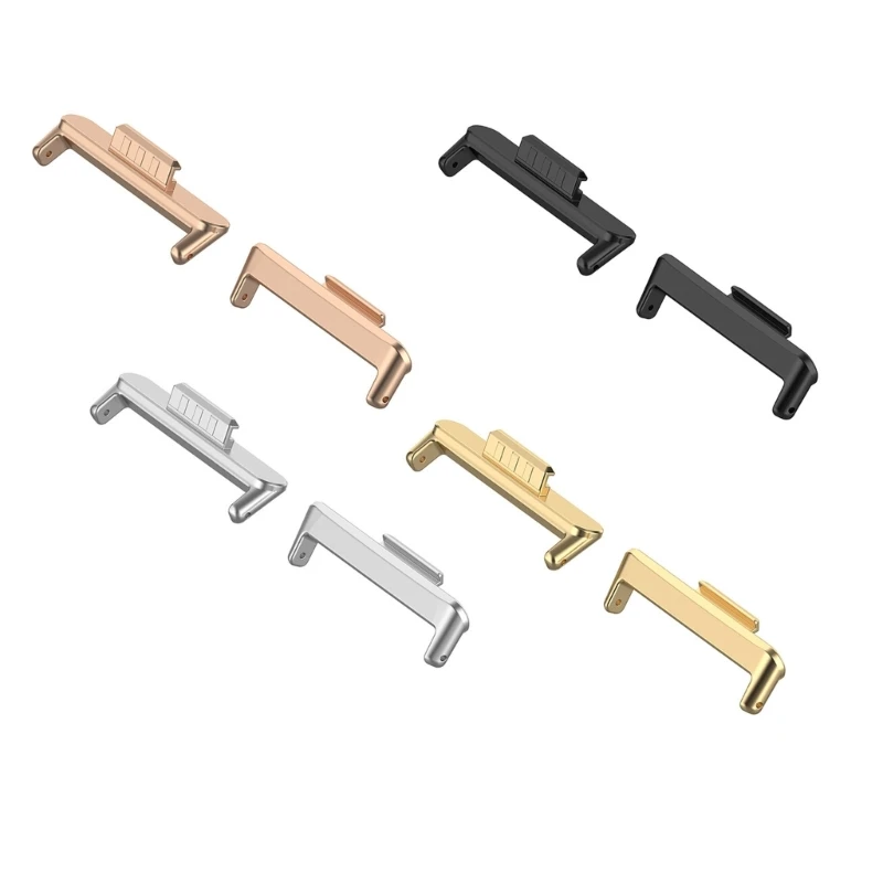 อะแดปเตอร์เชื่อมต่อสายนาฬิกา2ชิ้นข้อต่อโลหะสำหรับเปลี่ยนสำหรับนาฬิกา Huawei ขนาดพอดีสร้อยข้อมือ3ชิ้น