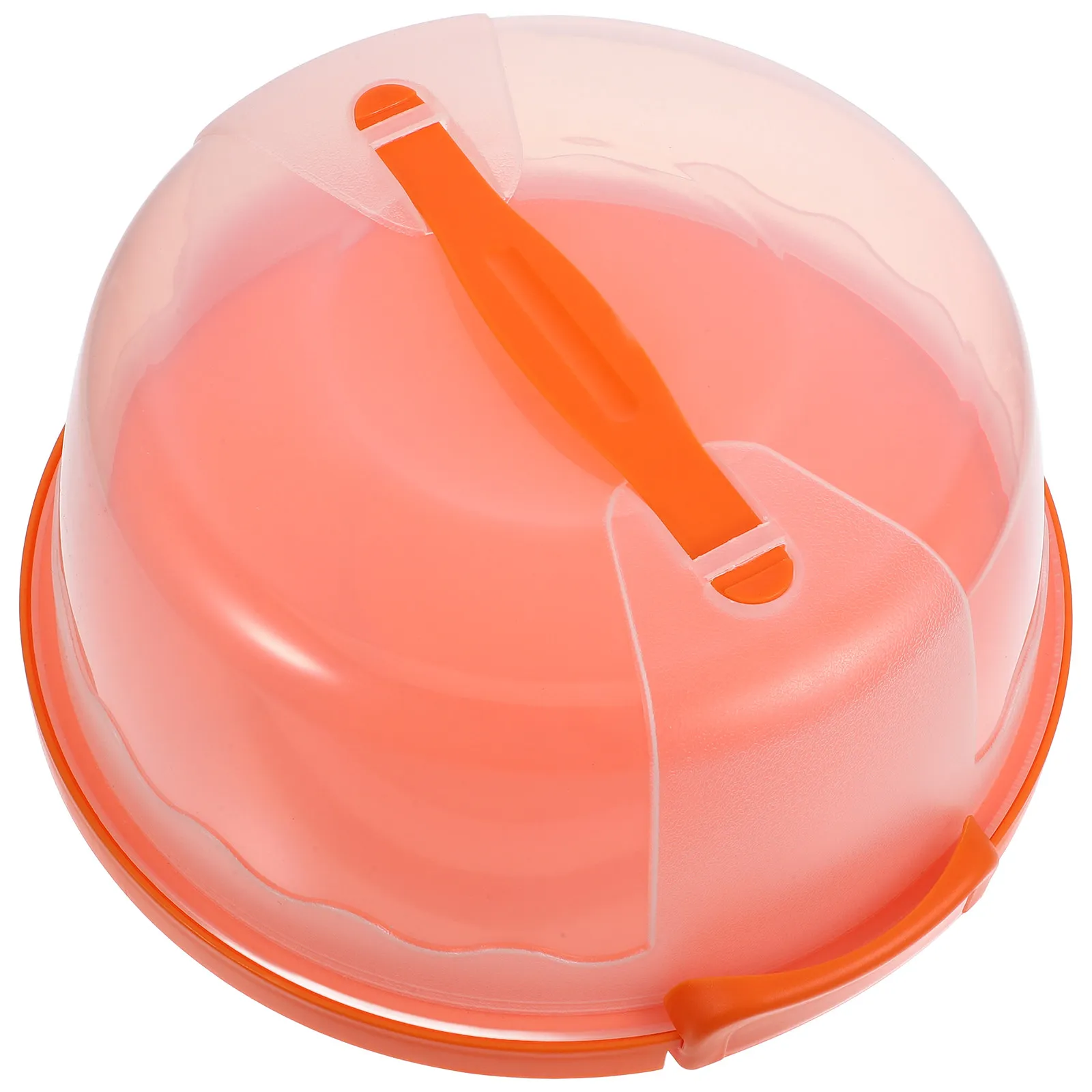 Round Cake Carrier Food-Grade PP Reusable Airtight Storage Container for Travel, Baking & Party Transport