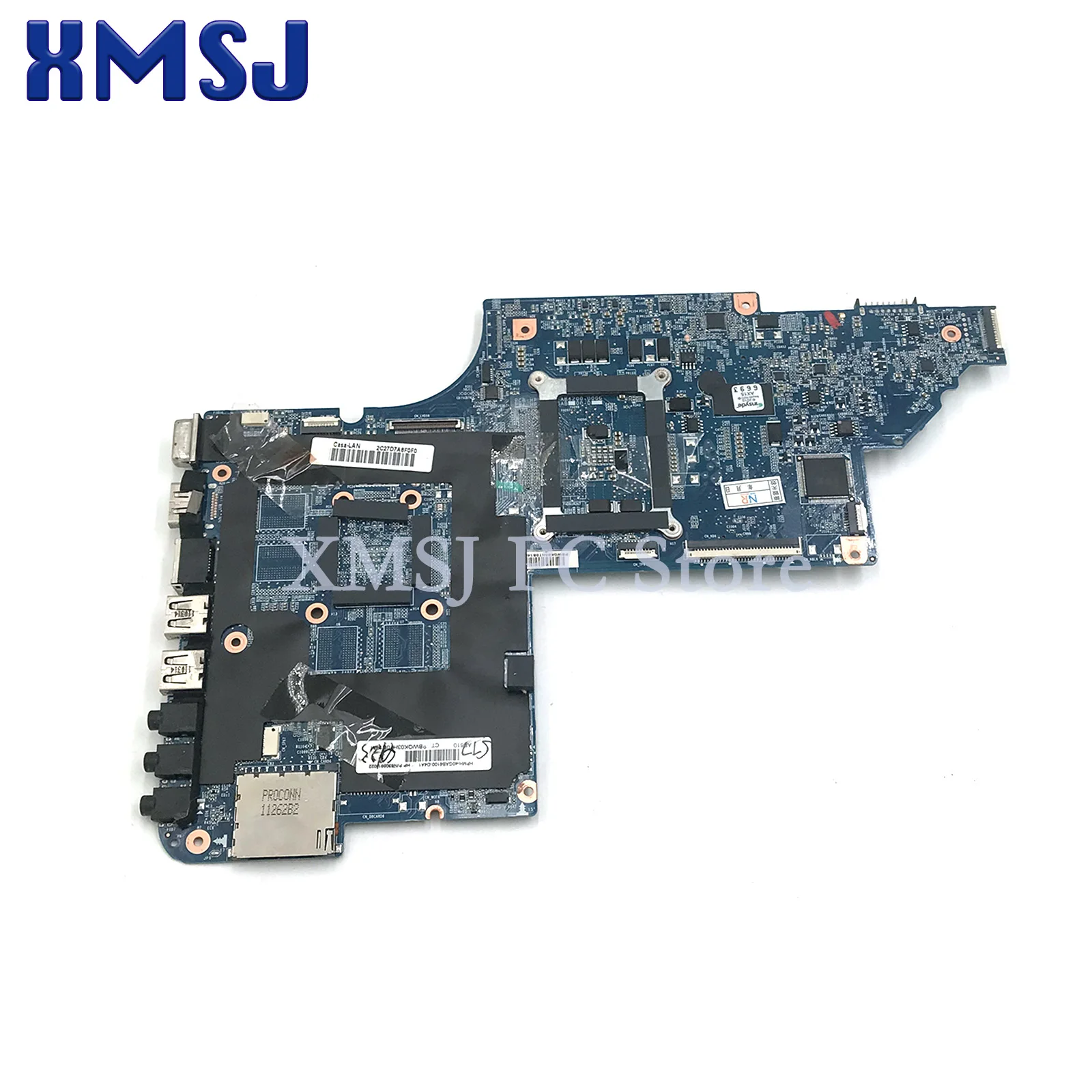 For HP Pavilion DV6 DV6-6000 Laptop Motherboard 641485-001 HM65 DDR3 Socket PGA989 Main Board Full Test