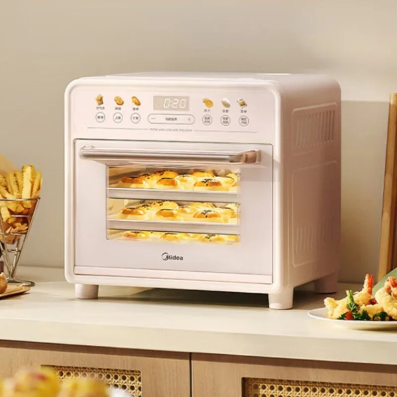 Midea Home Electric Oven Air Fryer Combo: Fast Heating, No Flipping Required, Multi-functional, Precise Temperature Control